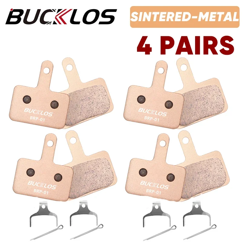 BUCKLOS Bike Sintered-Metal Disc Brake Pads MTB Hydraulic Disk Brake Pad Fit B01S B05S Bicycle Brake