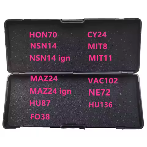 Hot LiShi 2 in 1 NSN11 NSN14 NAZ24 HU87 FO38 CY24 MIT8 MIT11 VAC102 NE72 HU136 lishi 2in1 tool