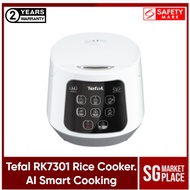 Tefal RK7301 Rice Cooker. AI Smart Cooking Technology. 1L Bowl Capacity. Safety Mark Approved. 2 Year Warranty.