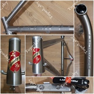 Frameset Sepeda lynskey Titanium R300 (di2 ready)+carbon Fork+Seatpost