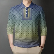 2026 Modern Barong for Men Dry Fit Long Sleeves Polo Barong for Men Summer Barong Tagalog for Men Mo