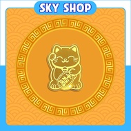 Lucky Cat Sticker Extremely Lucky Phone Sticker in Wallet