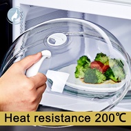 SEA_Microwave Cover Heat-Resistant Splash-Proof Transparent Washable Effective Microwave Plate Lid Cover for Home