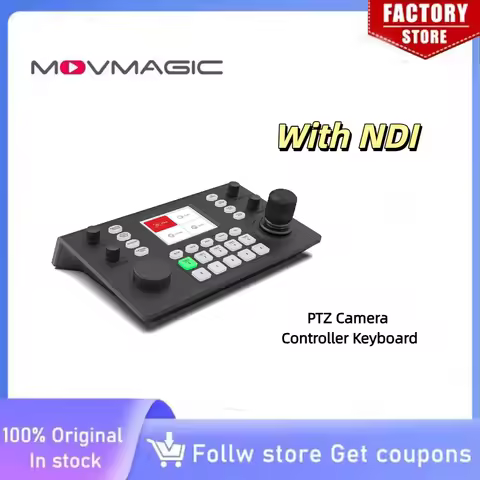 PTZ Controller Joystick MOVMAGIC MR-12 PTZ Controller Precision Structure 2D/3D Joystick Adjustable 
