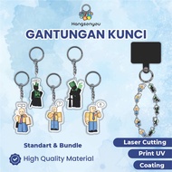 GANTUNGAN Keychain Acrylic Keychain/ ROBLOX FORSAKEN JOHN DOE & 1X1X1X1