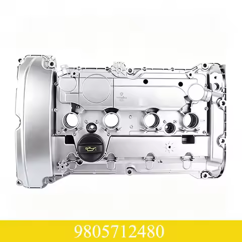 OE 9805712480 Aluminum Engine Valve Cover For Peugeot 208 308 3008 Citroen C4 DS3 DS5 1.6 THP EP6 En