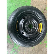 ORIGINAL USED SPARE TYRE 4X100 T105/90/12
