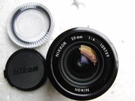 【AB的店】良上-美品Nikon 20mm F4 AI 超廣角手動定焦星芒鏡可轉接各廠無反單眼