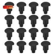 16Pcs Plastic Rivets Clip 4mm x 5mm x 15mm Black