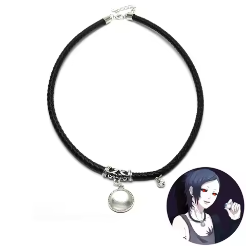 anime cosplay tokyo ghoul pendant necklace HySy ArtMask Studio Mask Master Uta choker prop accessori