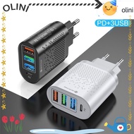 OLINI Charger Adapter Portable 48W EU UK US 3 USB Charger for   Huawei