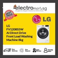 LG FV1208S5W AI Direct Drive  Front Load Washing Machine 8kg