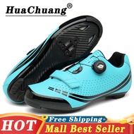 HUACHUANG NEW Arrival Road Cycling Shoes for Men Road Bike Cycling Shoes Pro Race MTB Self-Locking Bicycle Sneakers Boots SPD Lock Shoes Big Size Cycling Shoes Size 36-48