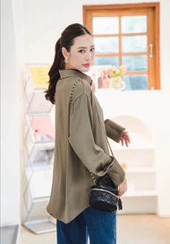 Kemeja Zara Silk Armany/ Kemeja Satin Premium/Kemeja Polos