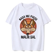 Funny Wile E Coyote Tee Shirt Men Women Cartoon Casual T-shirt Graphic EU Size Tops Streetwear
