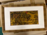 《清明上河圖》黃金畫－城門樓（連畫框）#0350