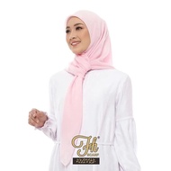 kerudung jiilbab / hijab segi empat bahan bella square polos jahit tepi neci murah premium warna hijau matcha / sage green