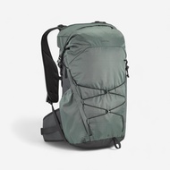 QUECHUA 22 L Rolltop Mountain Hiking Backpack - MH500 Light Green