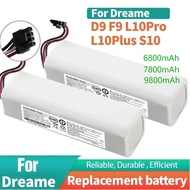 Original Dreame F9 D9 S10 S20 L10 L10 Ultra L10s Ultra 14.4V 9.8Ah Genuine Rechargeable Li-ion Batte