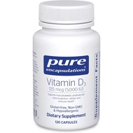 Pure Encapsulations Vitamin D3 125 mcg (5,000 IU) - Supplement to Support Bone, Joint, Breast, Heart