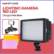 PENGIRIMAN CEPAT TaffSTUDIO Lightdow Lighting Kamera 160 LED LD 160 / lampu kamera light lighting ds