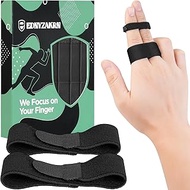 EDNYZAKRN 10 Pack Buddy Tape Finger Straps, 2 Finger Splint for Broken Finger Trigger Finger, Washab