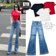 A444 fashion nova twisted shoulder shirt