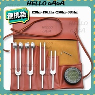 Tuning Fork 🔔Four-Piece Set Tuning Fork Activator Flower of Life 128HZ OM Tuning Fork Heart Chakra T
