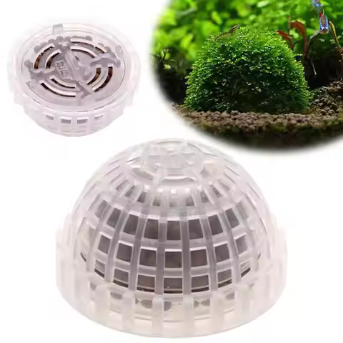 1pc Aquatic Pet Supplies Decorations Aquarium Moss Ball Live Plants Filter For Java Shrimps Fish Tan