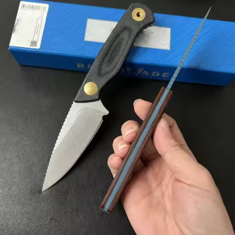 Dacian 203BT Fixed Blade Linen Fiber Handle MagnaCut Blade Outdoor Hunting Tactical Knife EDC Pocket