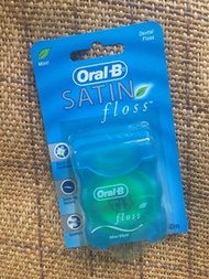 [Brand new 全新] Oral B Satin Floss 50m Mint 牙線 薄荷口味