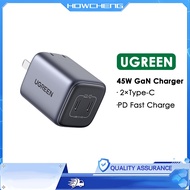 UGREEN 45W USB C Charger, Nexode 2 Port GaN Foldable PPS Wall Charger