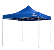 ลักกี้ขาขาว(T2S) ตัวล็อคขาเป็นแบบสปริง เต็นท์พับได้ ขนาด 2x2/2x3/3x3 เมตร รุ่นโครงหนา (สีขาว) + ผ้าใ