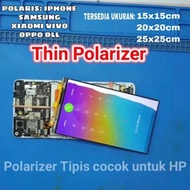 POLARIZER LCD HP TIPIS 15x15 CM - 20x20 CM POLARIS KHUSUS LCD HP