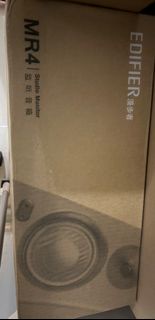全新未拆封黑色漫步者edifier mr4 監聽喇叭國內版 ，京東自營購入