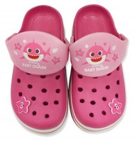 pinkfong - Baby Shark兒童粉紅色透氣洞洞鞋