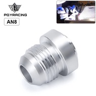 PQY PQY - Top Quality Aluminum AN8-AN Straight Male Weld Fitting Adapter Weld Bung Nitrous Hose Fitt