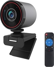 UltraCam L52 4K Webcam, 1080P 60FPS, 90° FOV, AI Framing, Remote Control, Privacy Cover, Noise-Cance