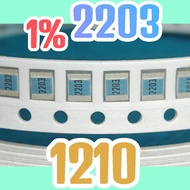 10pcs Chip resistor smd 2203 224 1% size 1210 3225 220K ohm 220Kohm 220 Kohm
