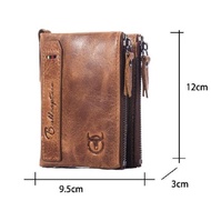 [Liquidation 1c] High quality cowhide men's wallet, with many compartments for ATM cards and ID card