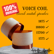 Spul Speaker Voice Coil 3 Inch Toto Sound Spull 3 Inci Sepul Coil 75 MM Koil Toto Sound 1875 Spull u
