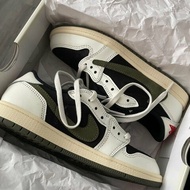 Travis Scott x Air Jordan 1 Low Olive 橄欖綠 倒鉤 22