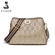 FOXER Women Crossbody Bag Leather Cow Leather Shoulder Bag
