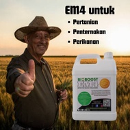 EM4 Effective Microbes Penternakan Perikanan Pertanian Kompos BioBoost 农业益生菌 5L