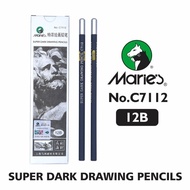 Maries Drawing Pencil 12B Painting Pencil/ Maries Drawing Pencil Super dark 12B