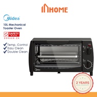Midea MEO-10BDW-BK Mechanical Toaster Oven, 10L