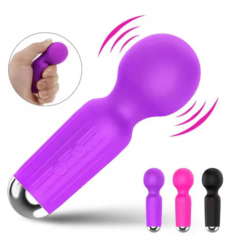 Mini AV Vibrator G Spot Massager Magic Wand Bullet Dildo Vibrator Clitoris Stimulator Adult Female M