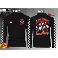 LONG-SLEEVED RACING GABAH OJEK T-SHIRT - RICE FIELD OJEK T-SHIRT - COMBED 30S WORD OJEK SIZE SMLXL X