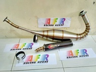 Knalpot Creampie zz1 Ninja R SS RR Ninja150 Stainless Silincer Karbon Stainless