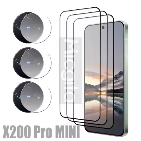 9H Tempered Glass For VIVO X200 Pro mini Smartphone Screen protector full glue X200 Pro mini Soft fi